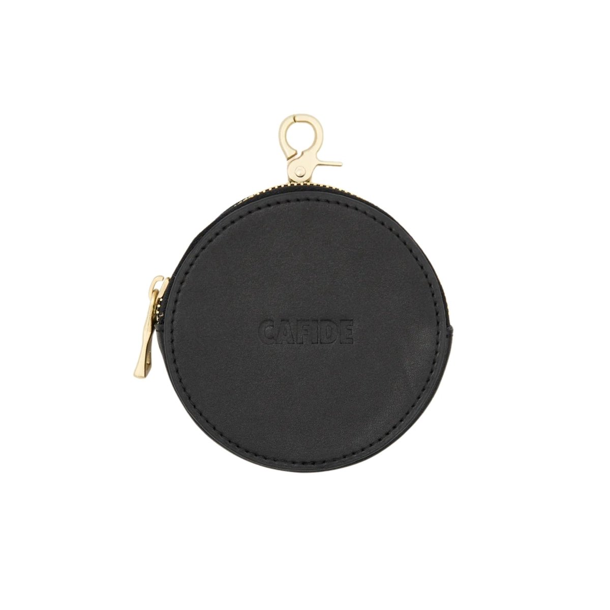 Sac à friandises pour chien en cuir vegan, JALA noir, CAFIDE