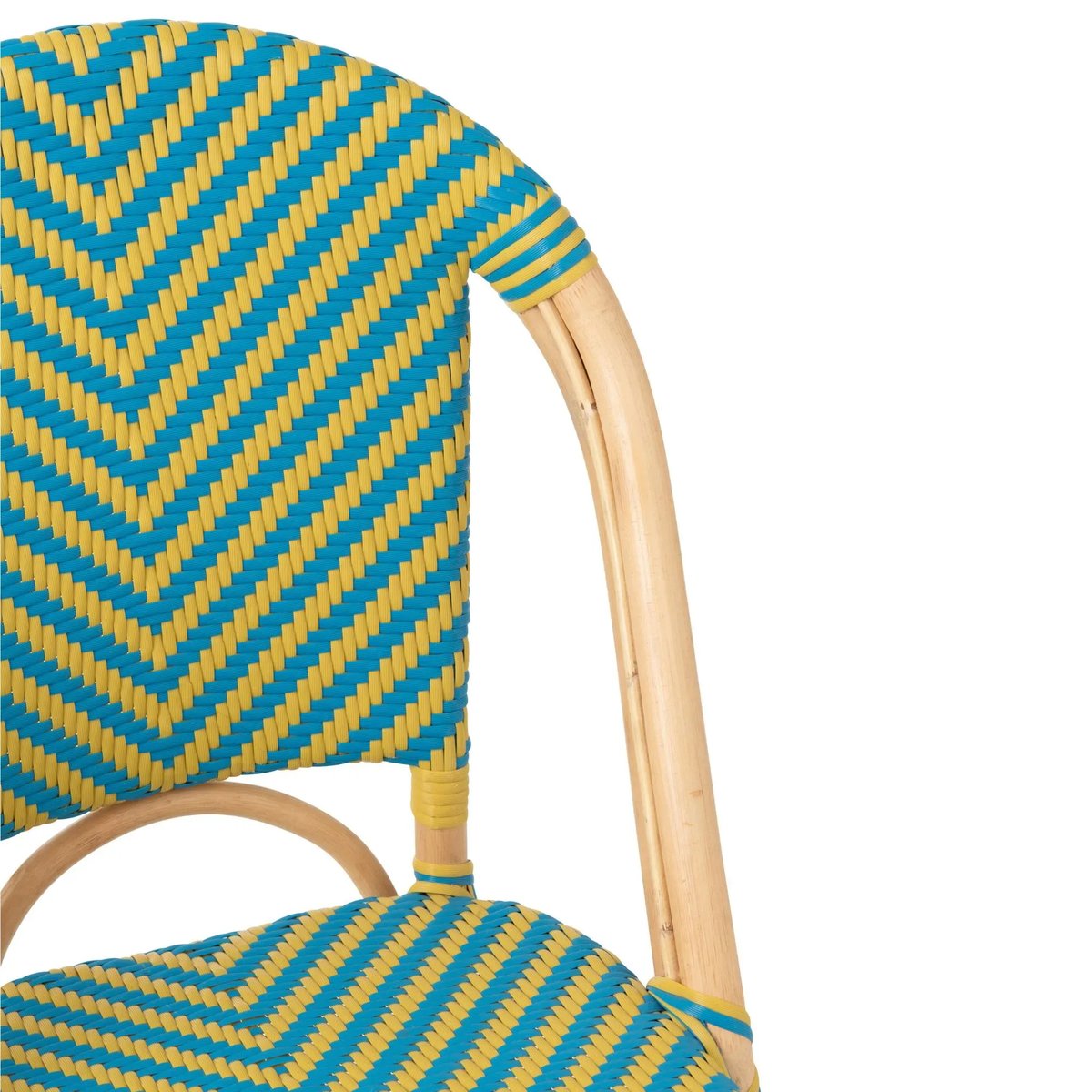 Chaises bistrot tressées (lot de 2) - MONTMARTRE jaune, HELLIN, DEPUIS 1862