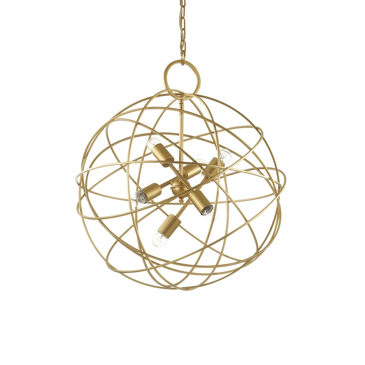 Suspension    KONSE doré, IDEAL LUX