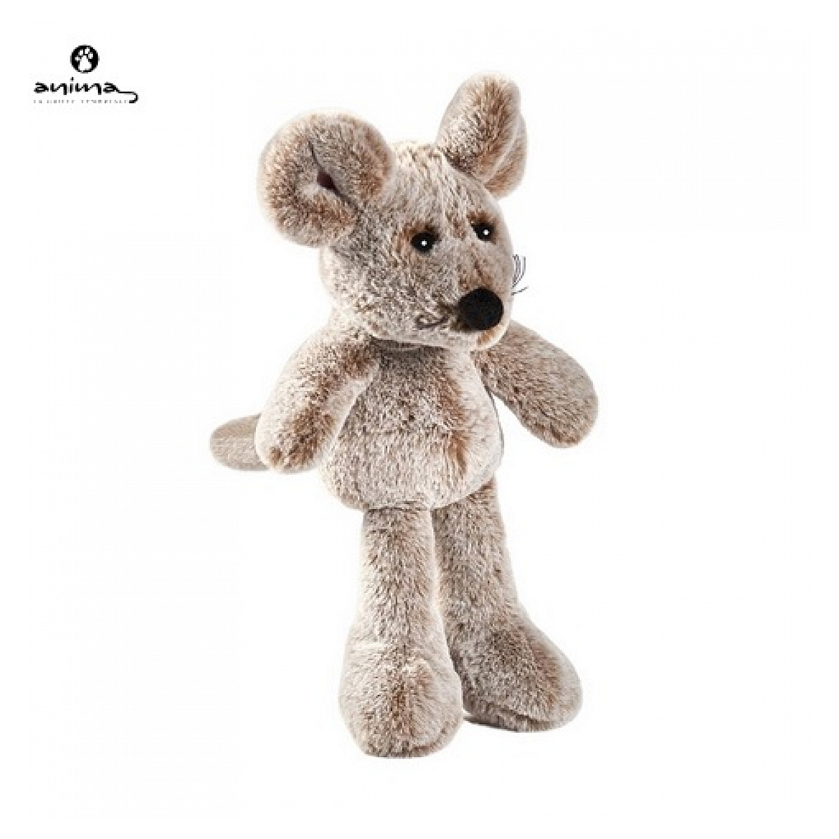 Peluche souris doo pantin couleur unique, ANIMA