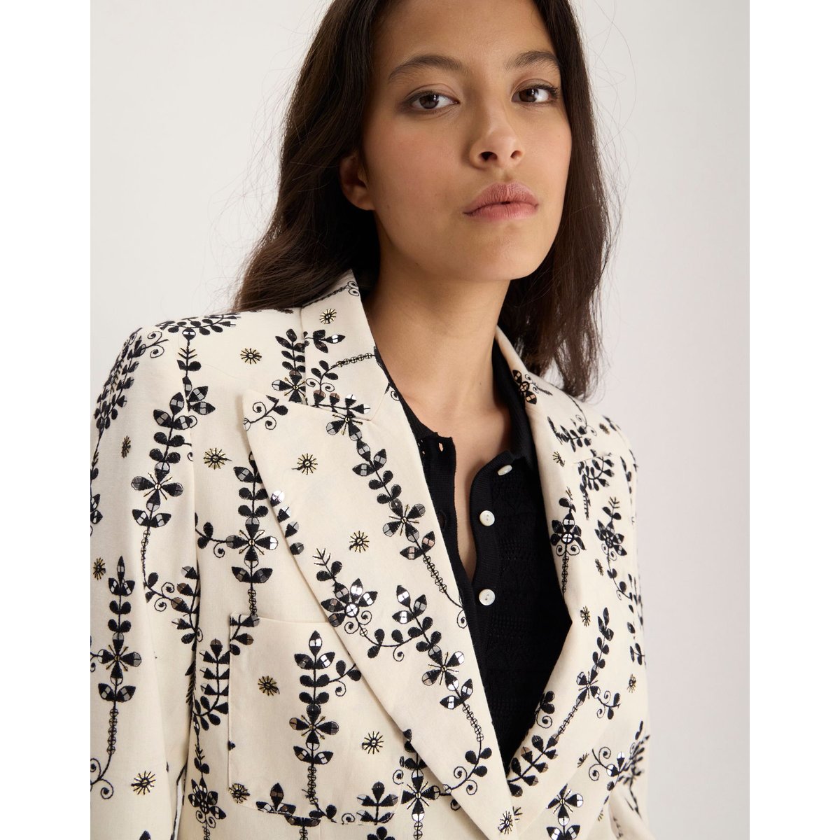 Veste Thadée imprimé, INES DE LA FRESSANGE PARIS