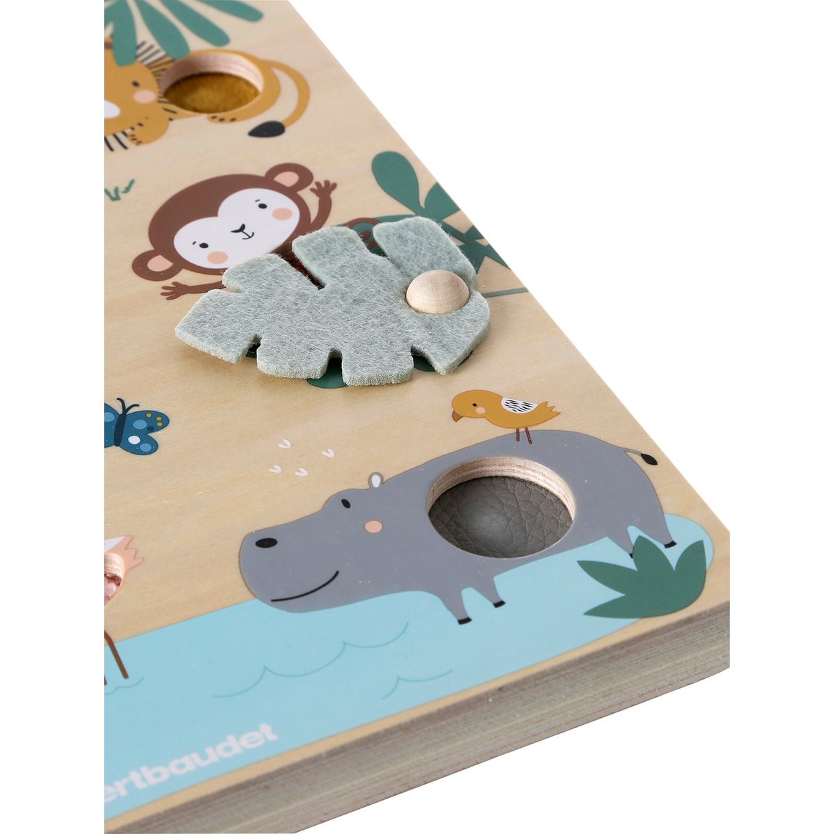 Planche sonore de la jungle TANZANIE en bois FSC® bois, VERTBAUDET