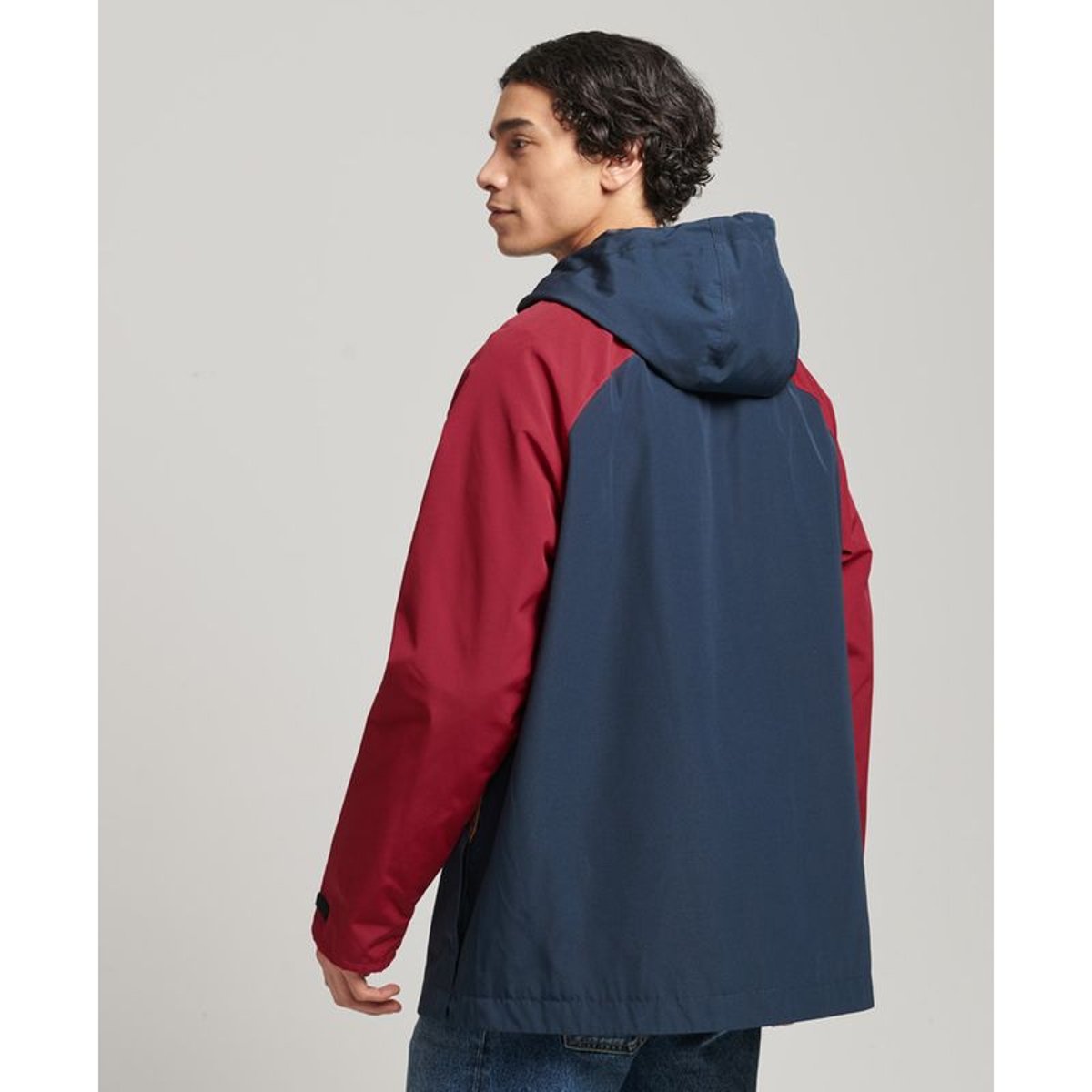 Veste de voile Vintage bleu marine chrome nordique, SUPERDRY