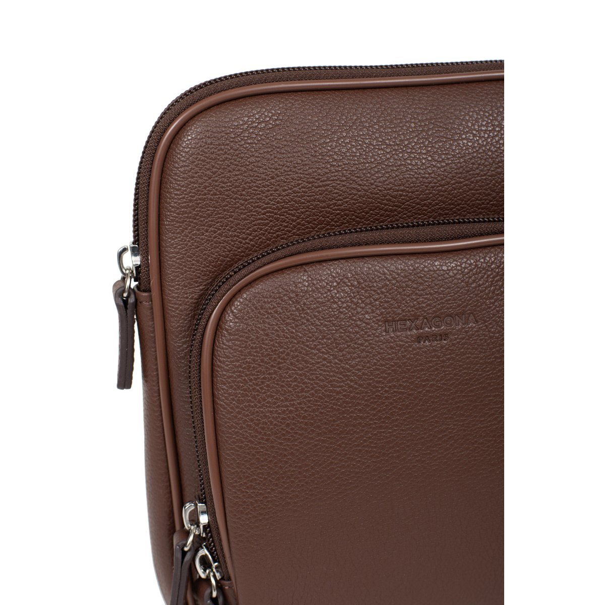 Sacoche  CONFORT marron chocolat, HEXAGONA