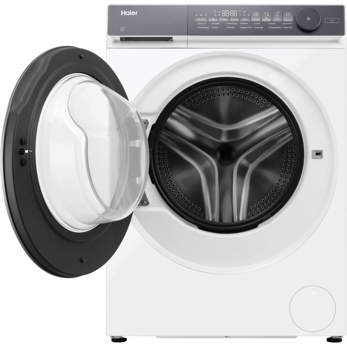 Lave linge séchant hublot HWD100-B14367UFR - 10/6 kg - 1400 tr/min - Classe D - Moteur Direct Motion - Connecté couleur unique, HAIER