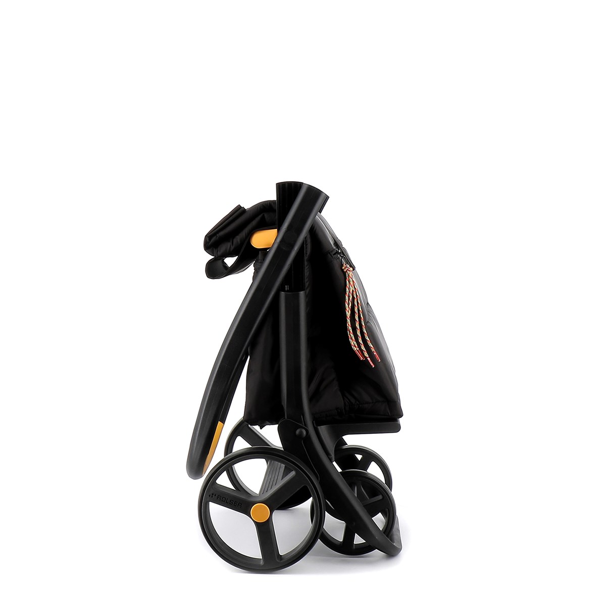 Chariot de course pliable 4 roues 8 PLUS ECOPEP noir, ROLSER