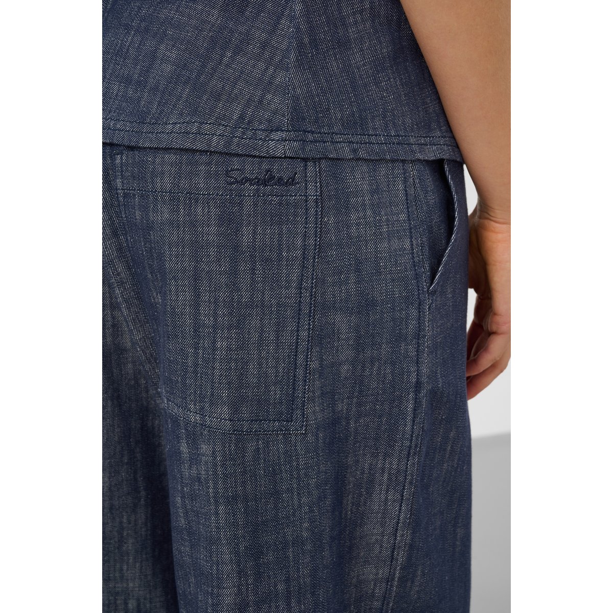 Pantalon Casual bleu dark blue denim, SOAKED IN LUXURY