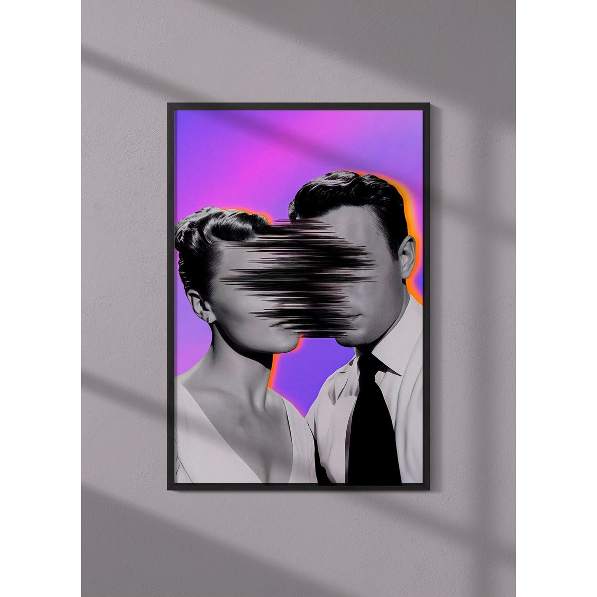 Affiche Fusion amoureuse blanc, L'AFFICHERIE