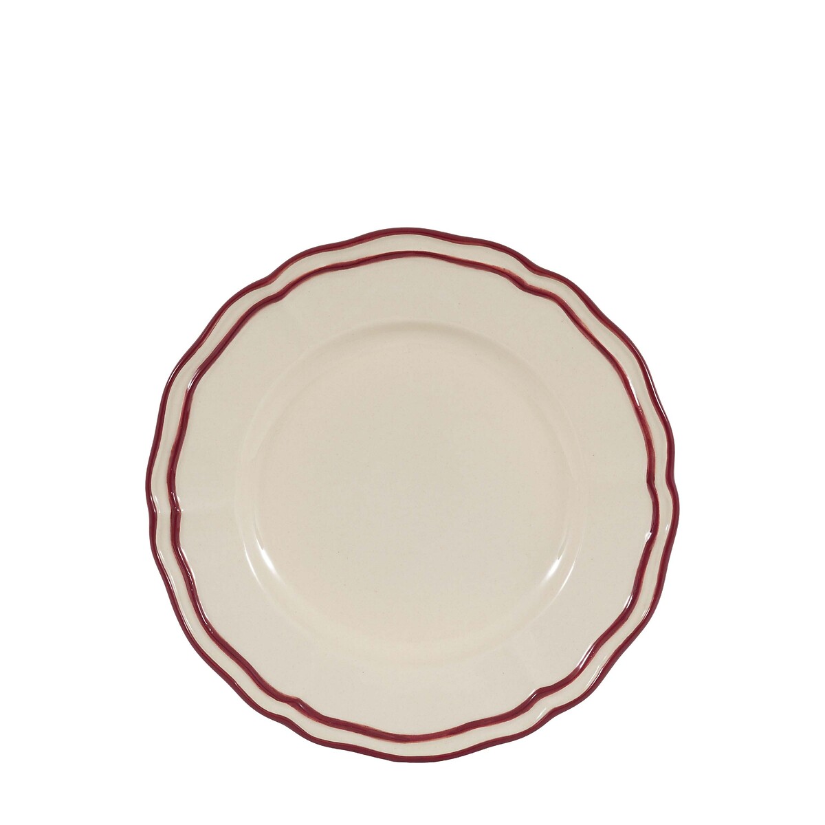 Set of 4 Heritage Scallop Dessert Plates cream, ÉDITÉ