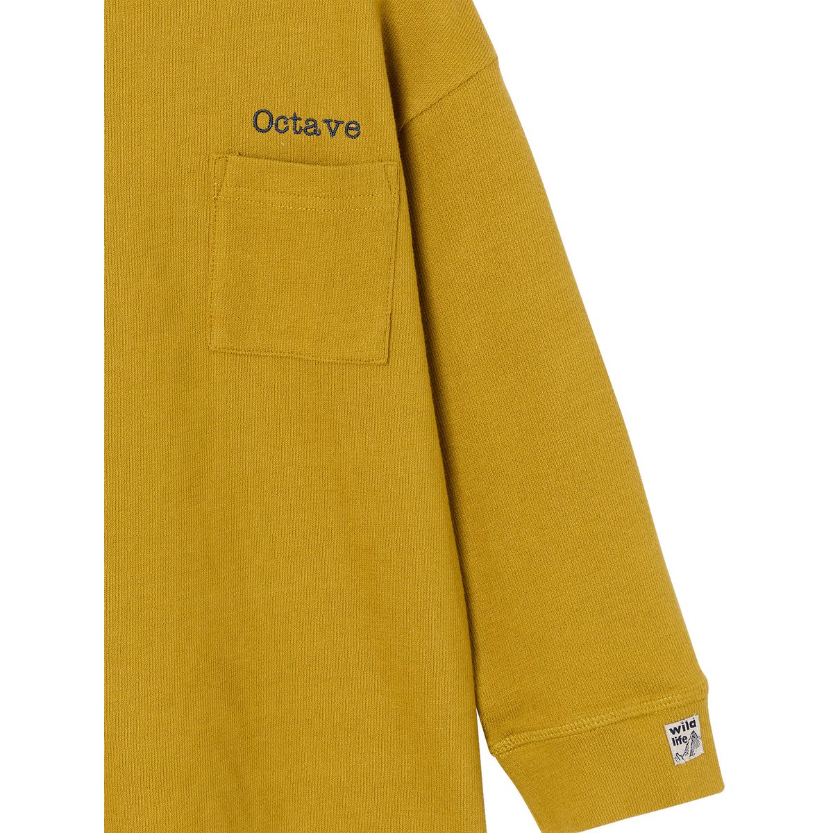 T-shirt manches longues olive, VERTBAUDET