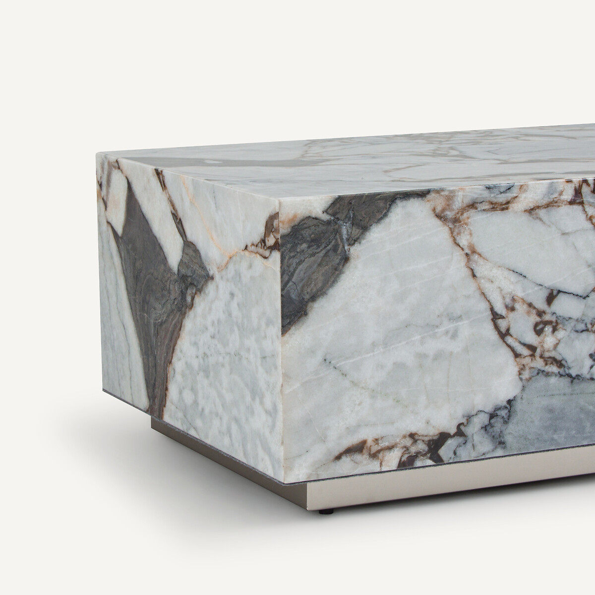 Table basse cube en marbre, Alcana marbre, AM.PM