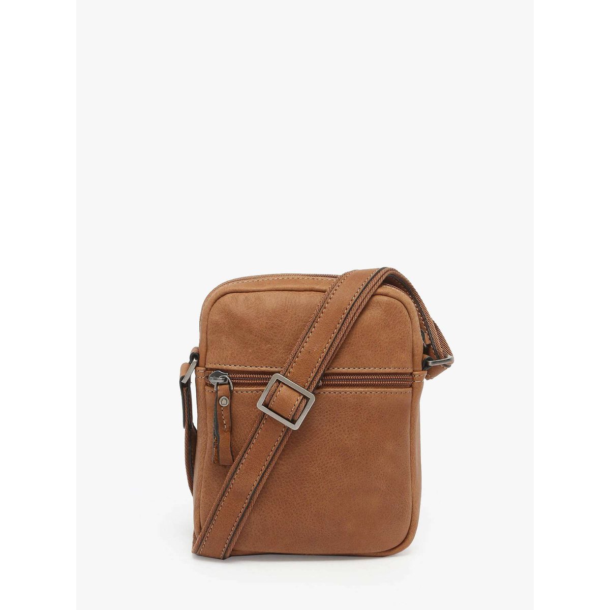 Sac bandoulière Spider cuir chataigne, ETRIER