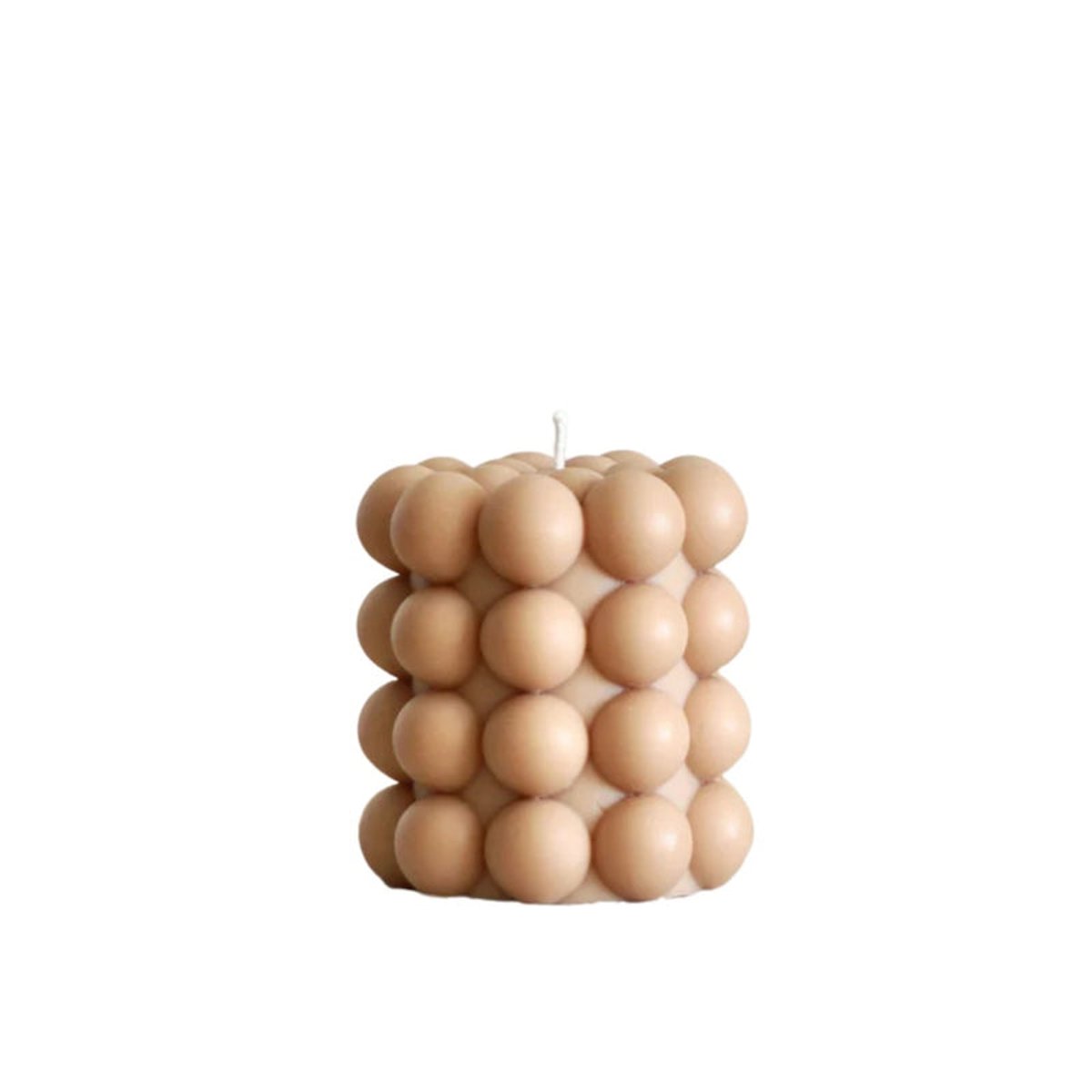 Bougie BUBBLE beige, EKRU