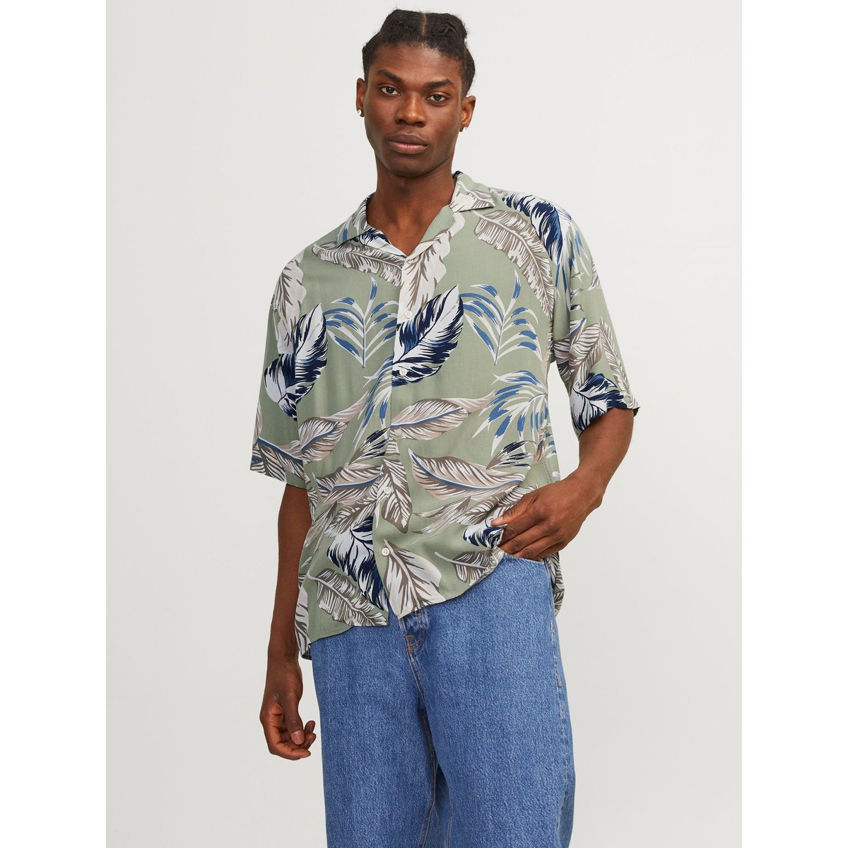 Chemise oil green, JACK & JONES