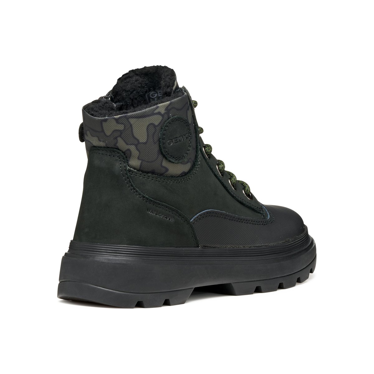Bottes Et Bottines  J KIDDARTAH  WPF noir/vert militaire, GEOX