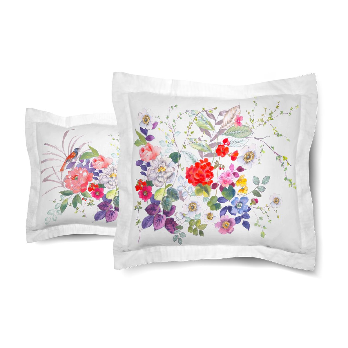 Taie D'oreiller   Satin De Coton - CARMEN motifs, TRADITION DES VOSGES