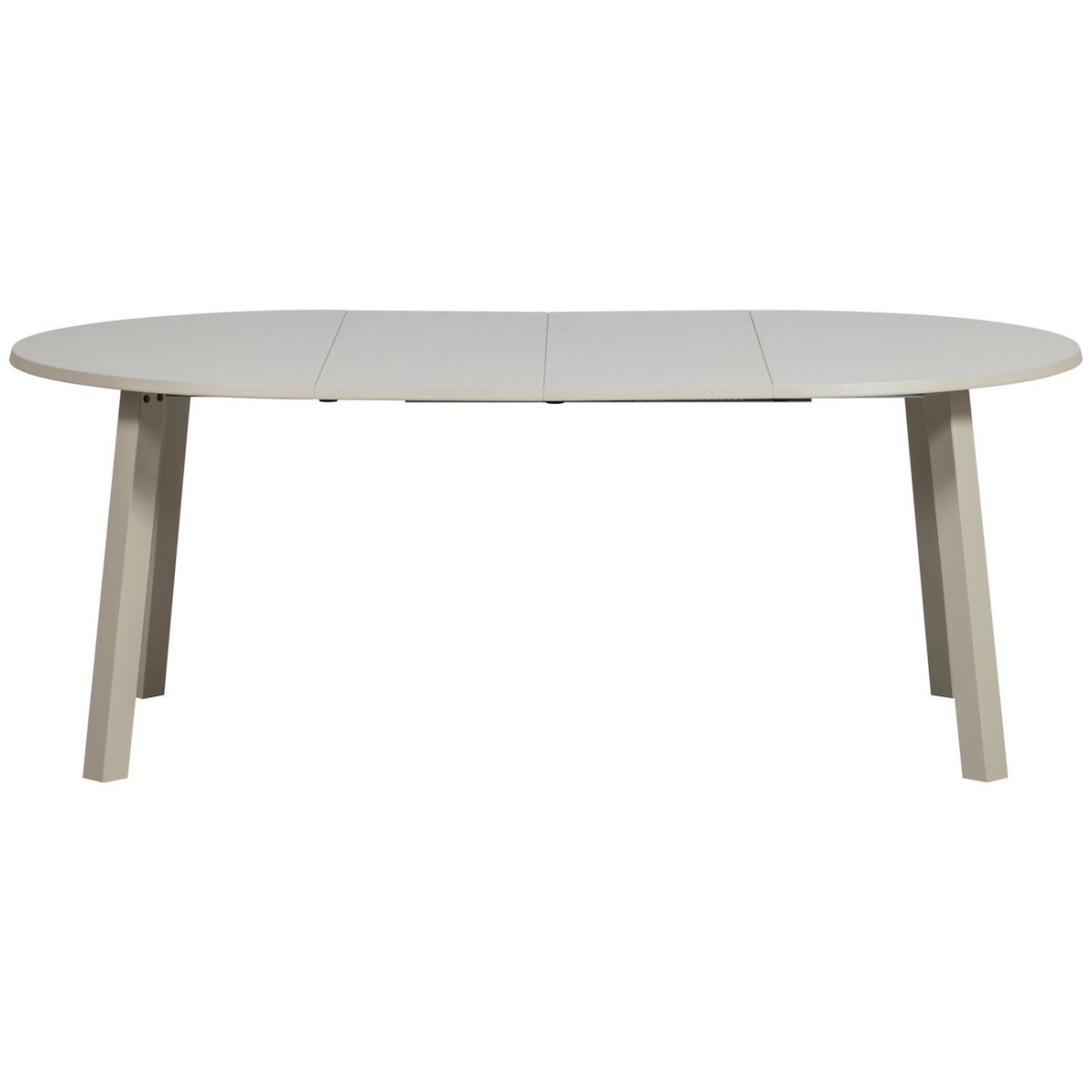 Table ronde extensible en chêne - JANNE perle, WOOOD