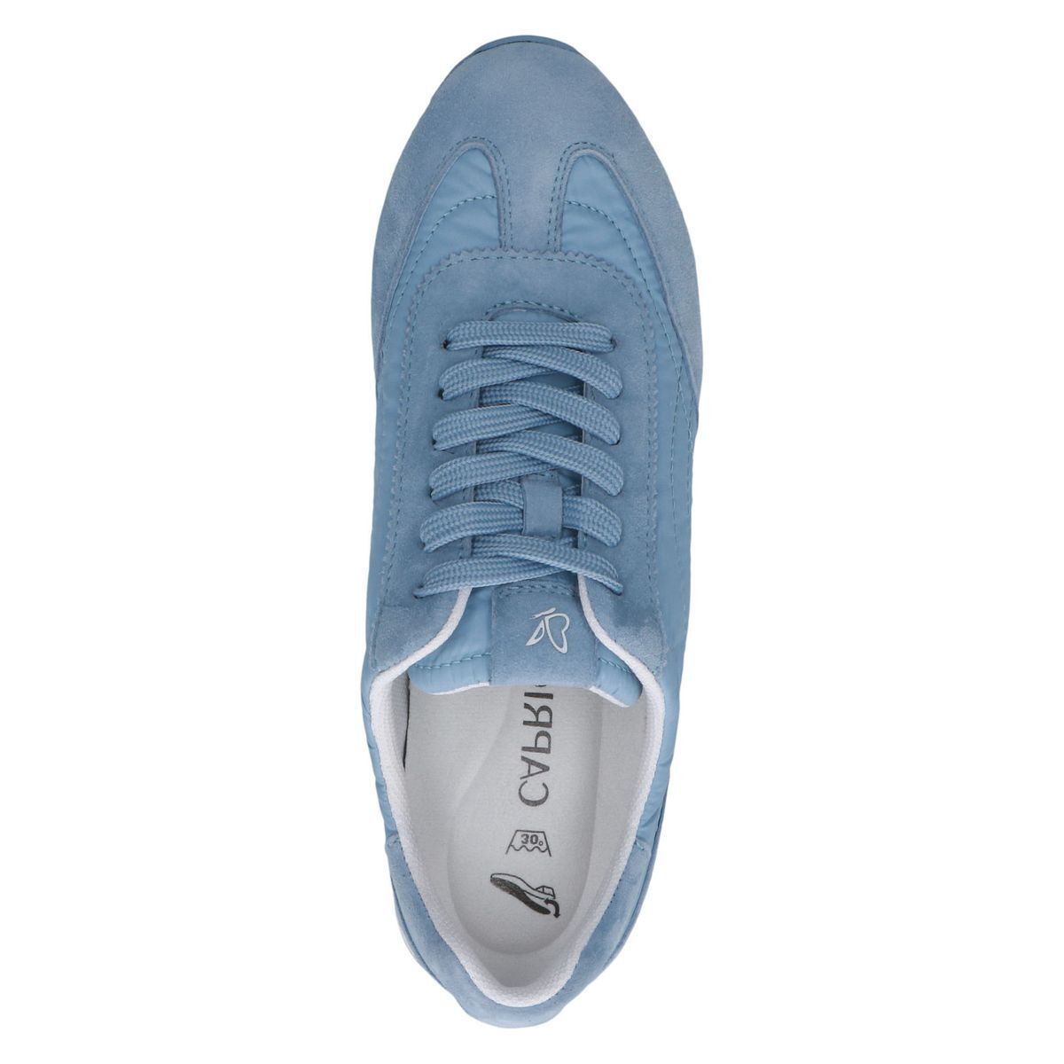 Basket à lacets bleu pastel, CAPRICE