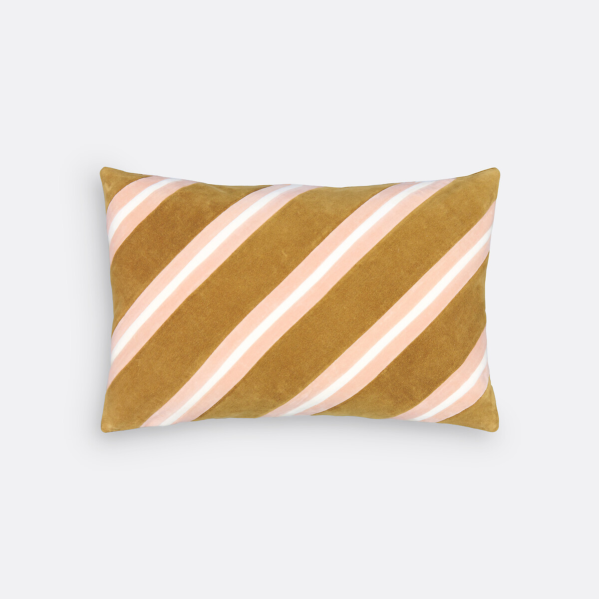Housse de coussin 60 x 40 cm en velours, Siena bronze, LA REDOUTE INTERIEURS