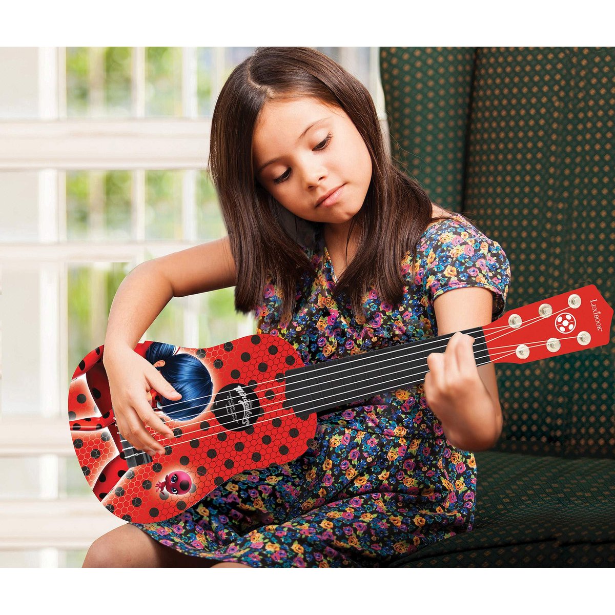 Ma Première Guitare Miraculous rose, LEXIBOOK