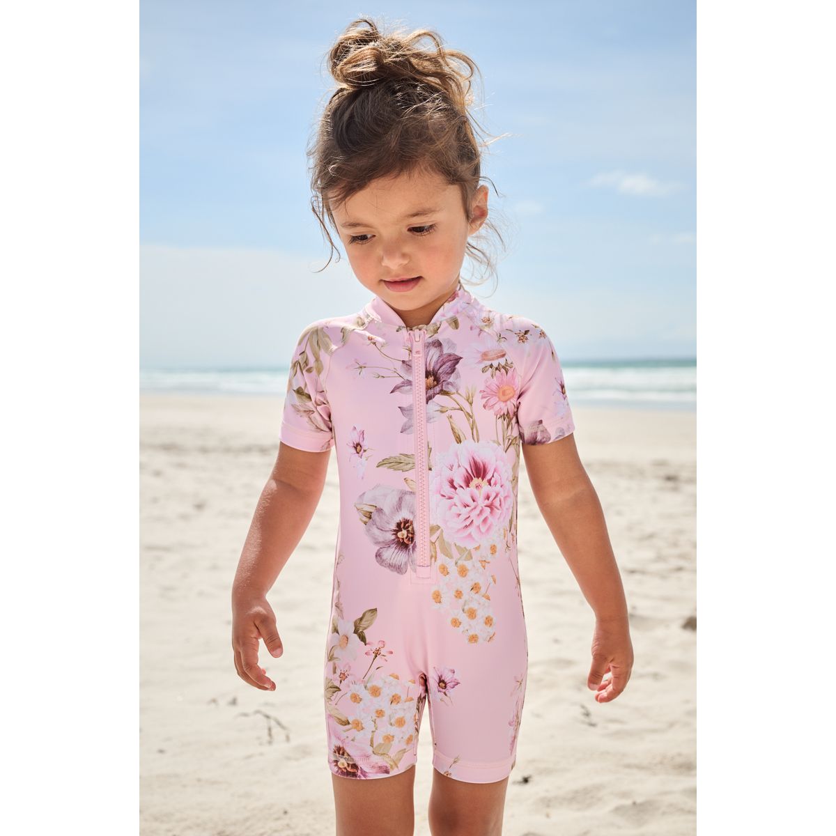 Maillot de bain pour le soleil rose motif fleurs, NEXT