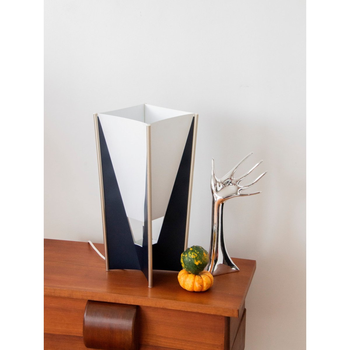 Lampe à poser STILE Knoll Julia N°510 - Bon état bleu foncé, DEBONGOUT