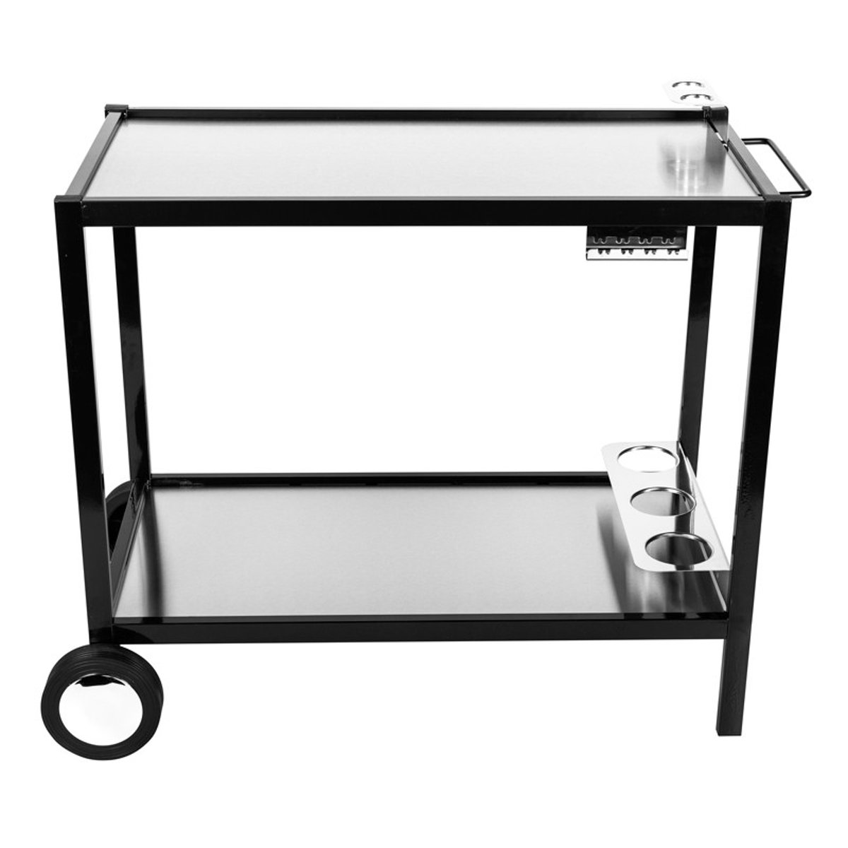 Desserte de jardin avec nombreux rangements gris, noir, noir, SOMAGIC