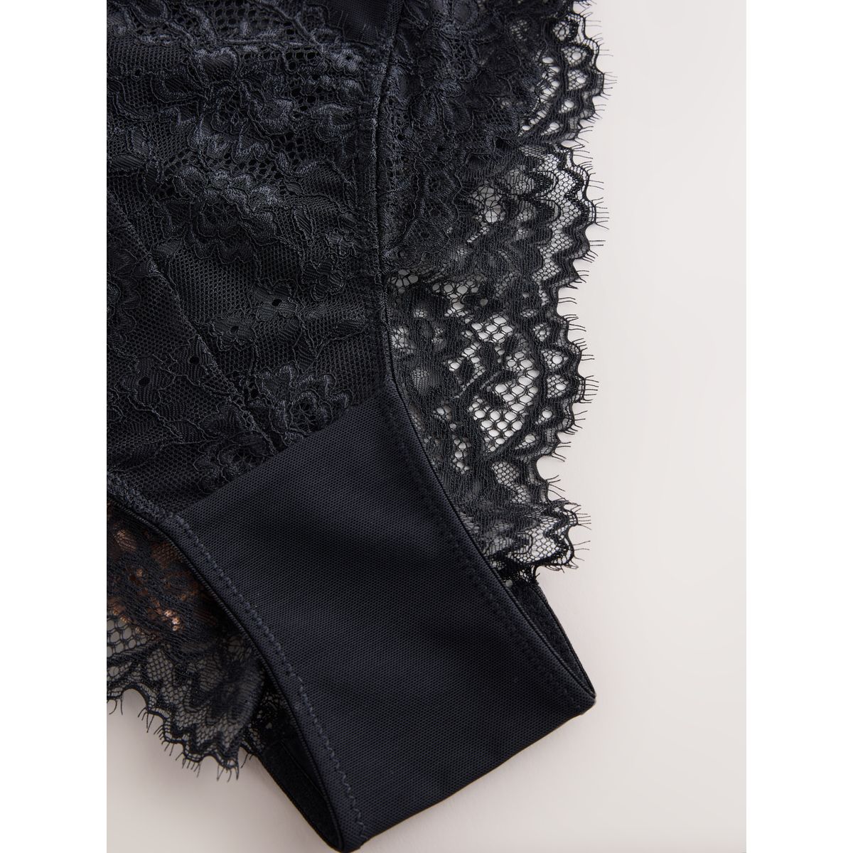Culotte gainante effet ventre plat, lot de 2 noir/chair, NEXT