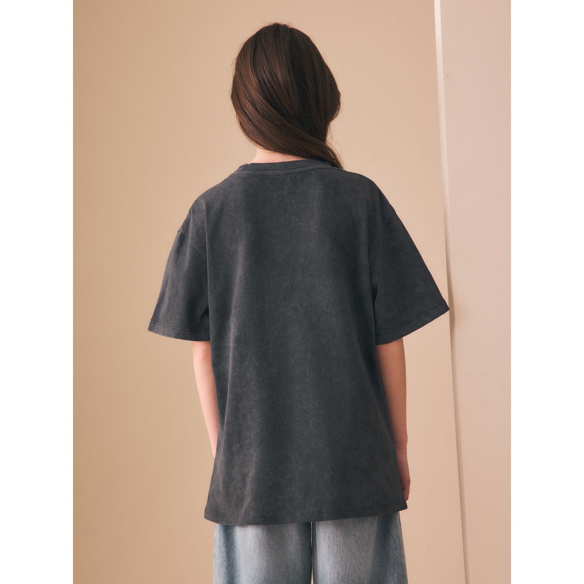 T-shirt oversize olivia rodrigo gris, NEXT