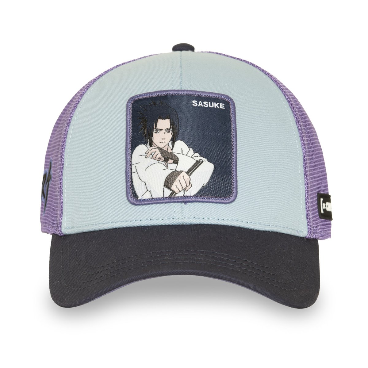 Casquette trucker Naruto Shippuden bleu/violet/bleu marine/blanc, CAPSLAB