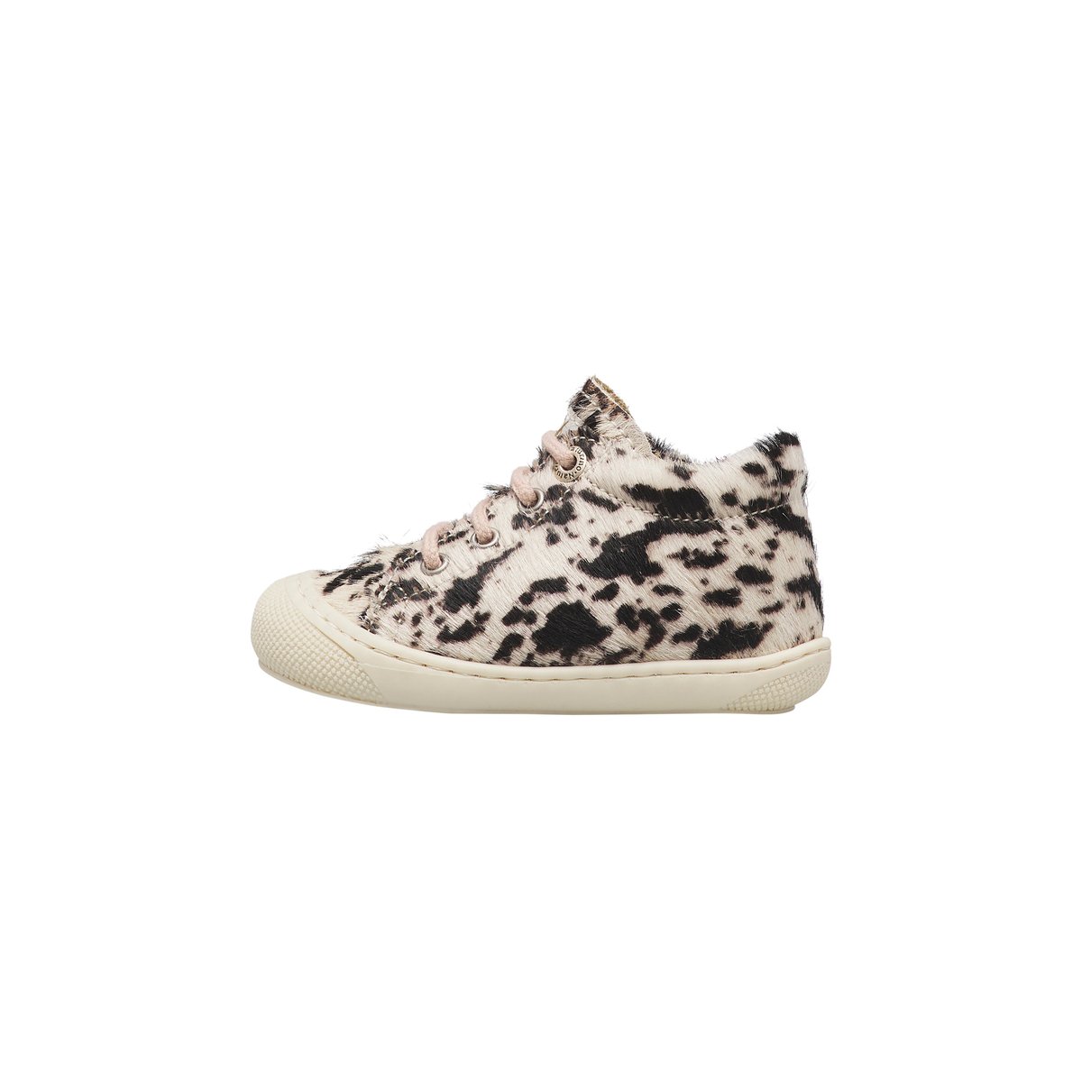 Chaussures premiers pas en suède COCOON blanc-rose, NATURINO