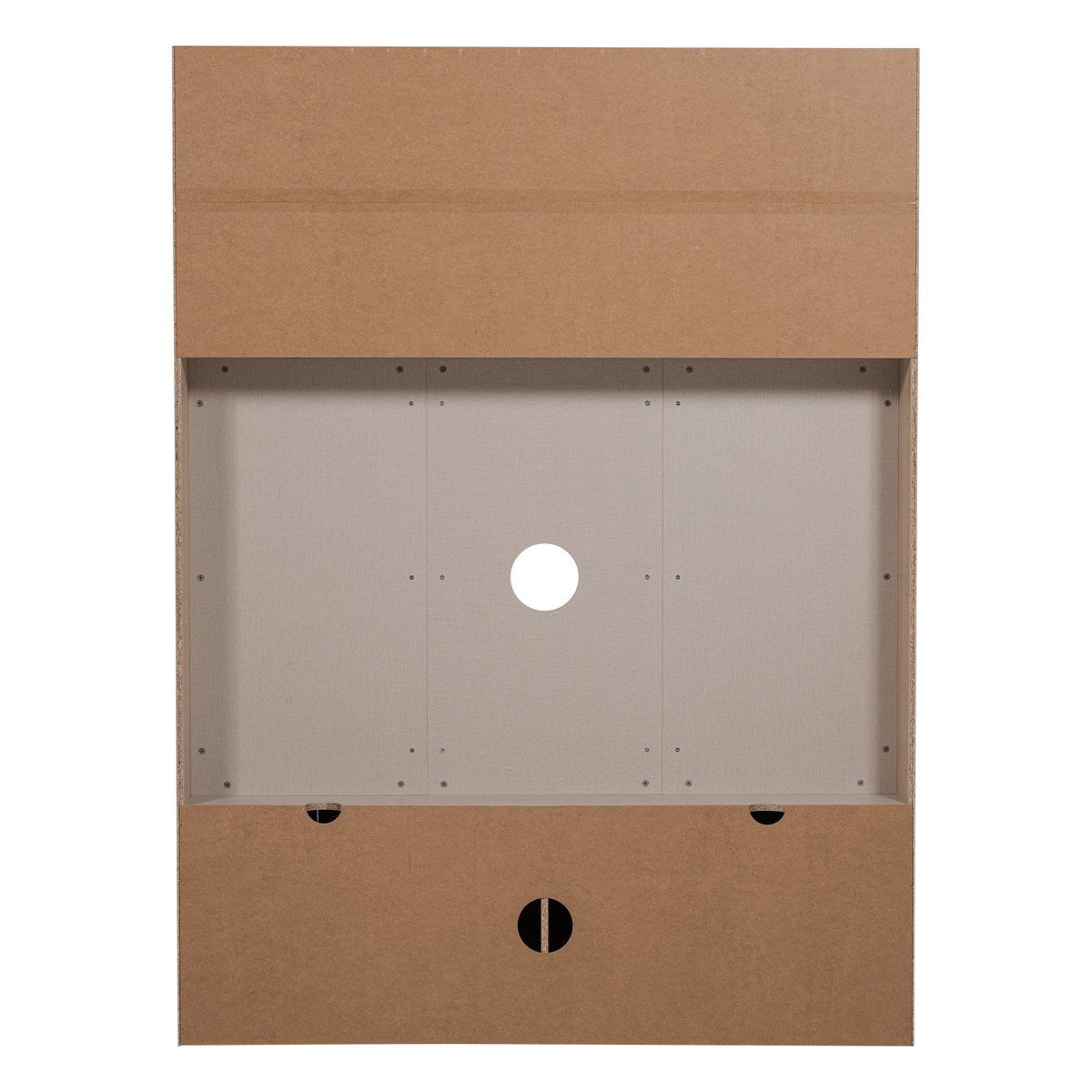 Meuble TV en décor chêne BUILD naturel, WOOOD