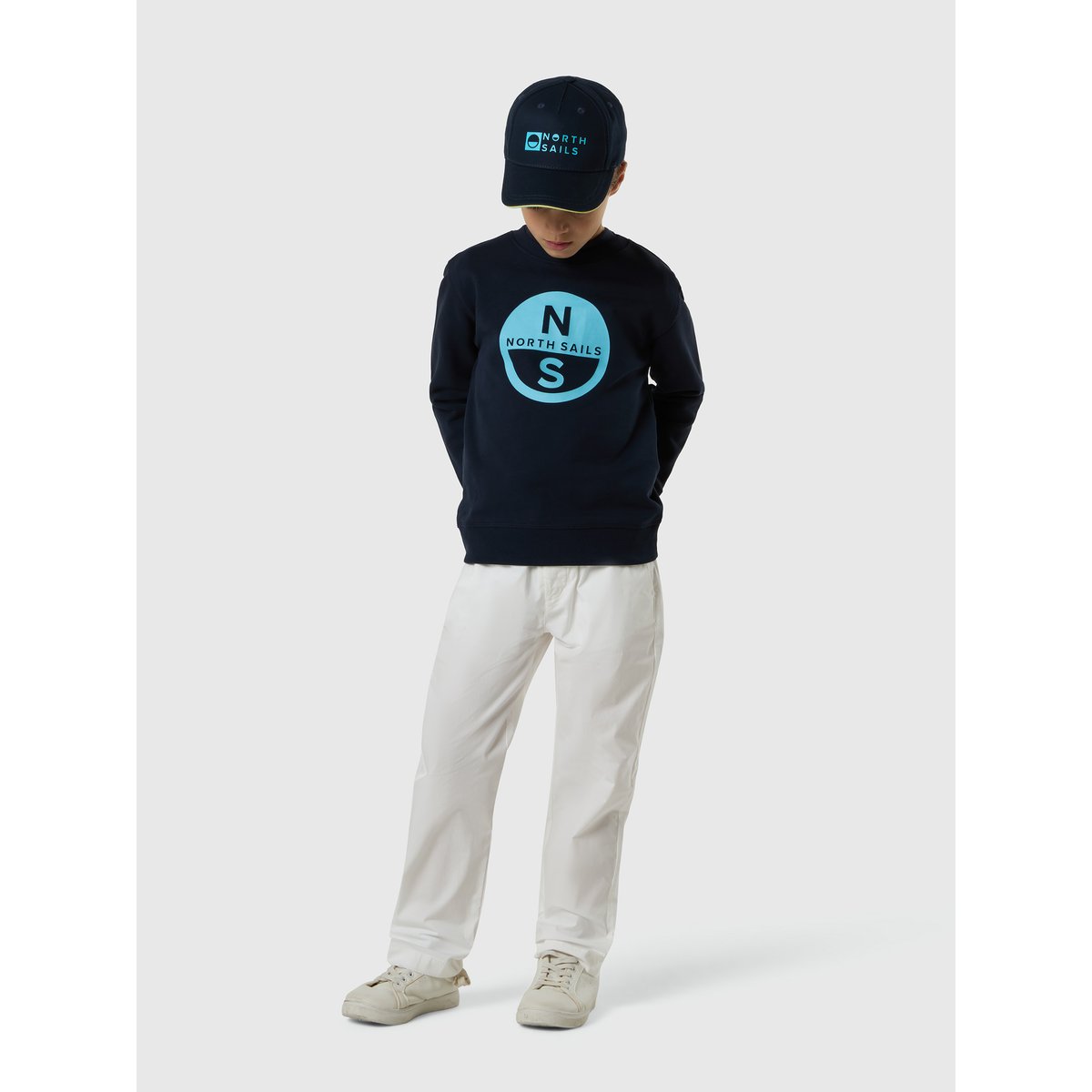 Chinos à taille élastique blanc, NORTH SAILS