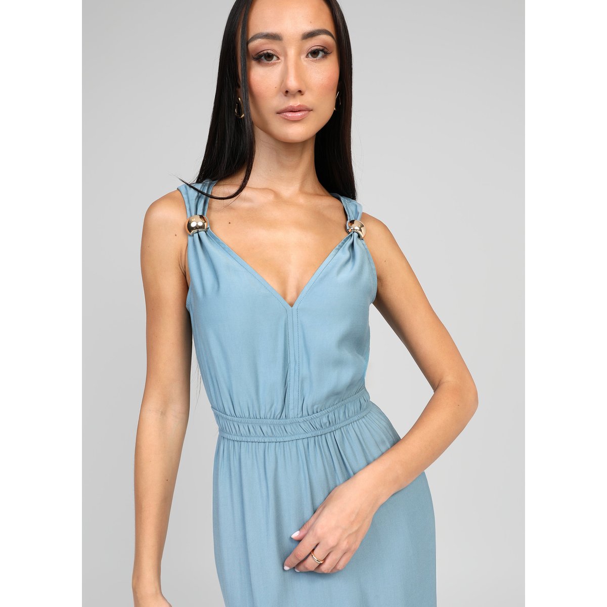 Robe Midi MALOUISE ciel, AN'GE
