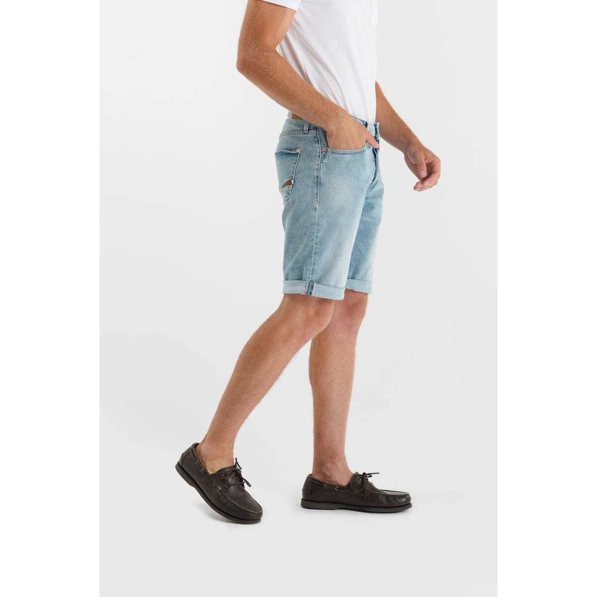Bermuda short en jeans LANDRES blue, LE TEMPS DES CERISES