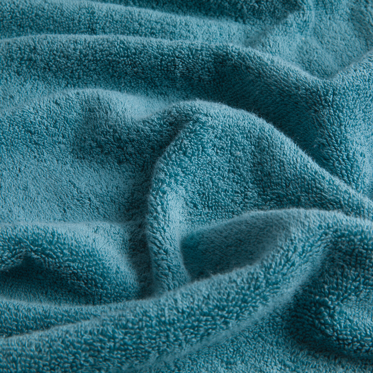 Maxi-drap de bain 600 g/m², Zavara bleu paon, LA REDOUTE INTERIEURS