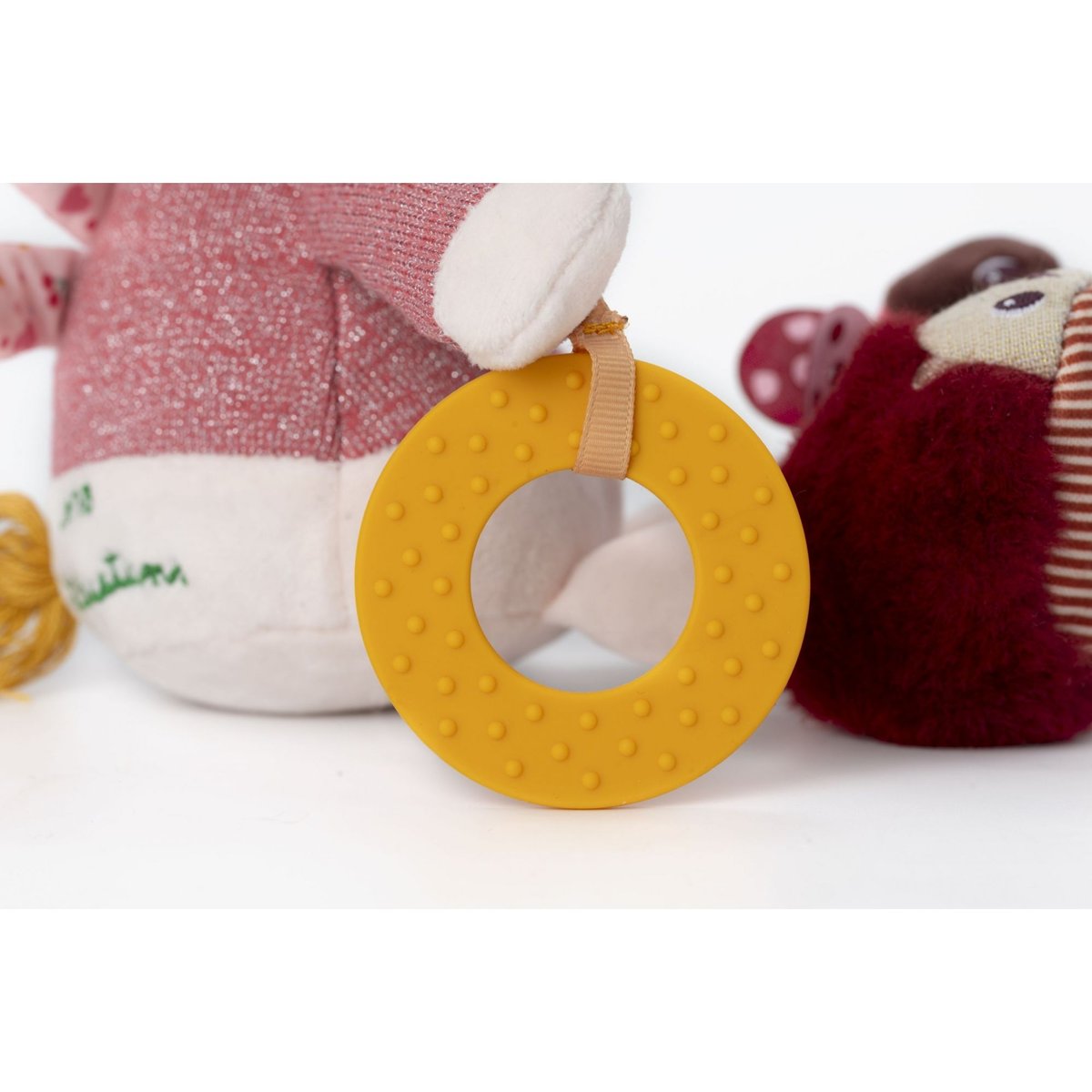 Peluche multi-activités Lena la licorne couleur unique, LILLIPUTIENS