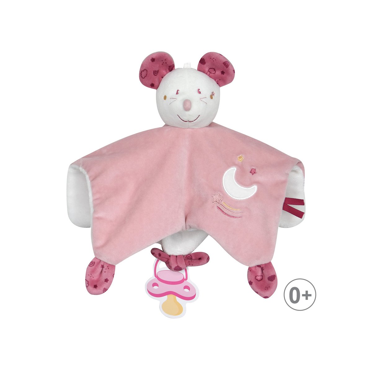 Doumou magidoux xl souris velours doux rose, SUCRE D'ORGE