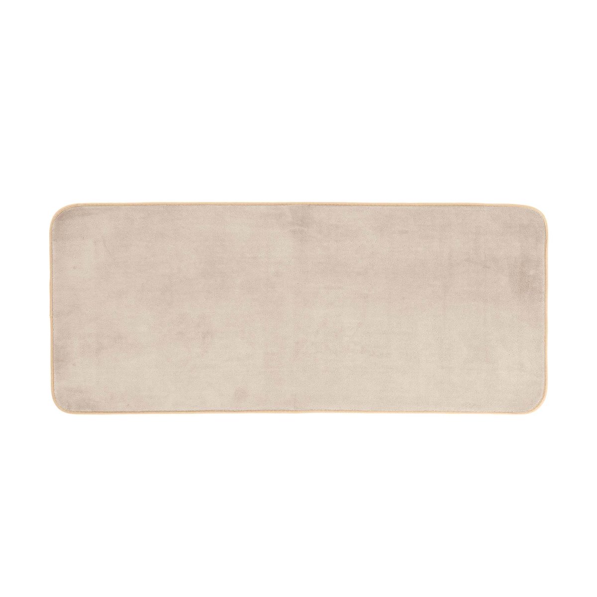 Tapis de bain Vitamine Unie taupe, EDEN