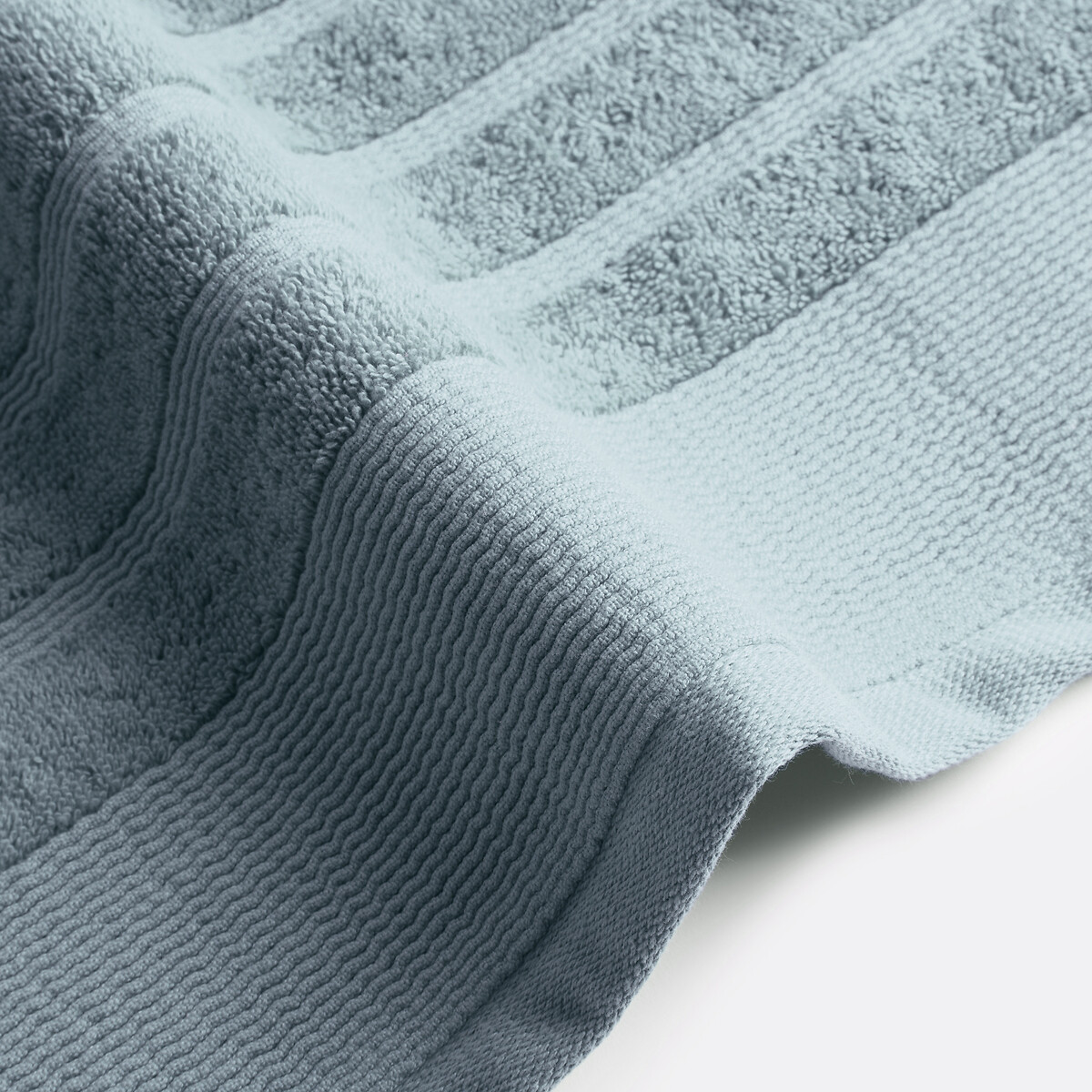 Lot de 4 pièces en éponge 600 g, ZAVARA bleu grisé, LA REDOUTE INTERIEURS
