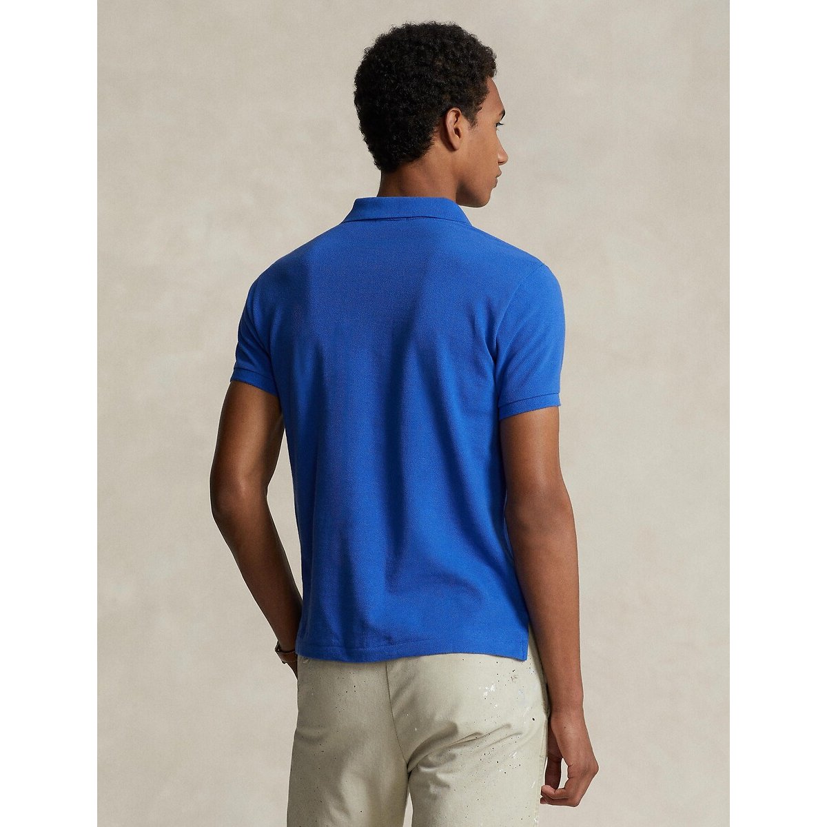 Polo iconique en coton piqué bleu iris, POLO RALPH LAUREN