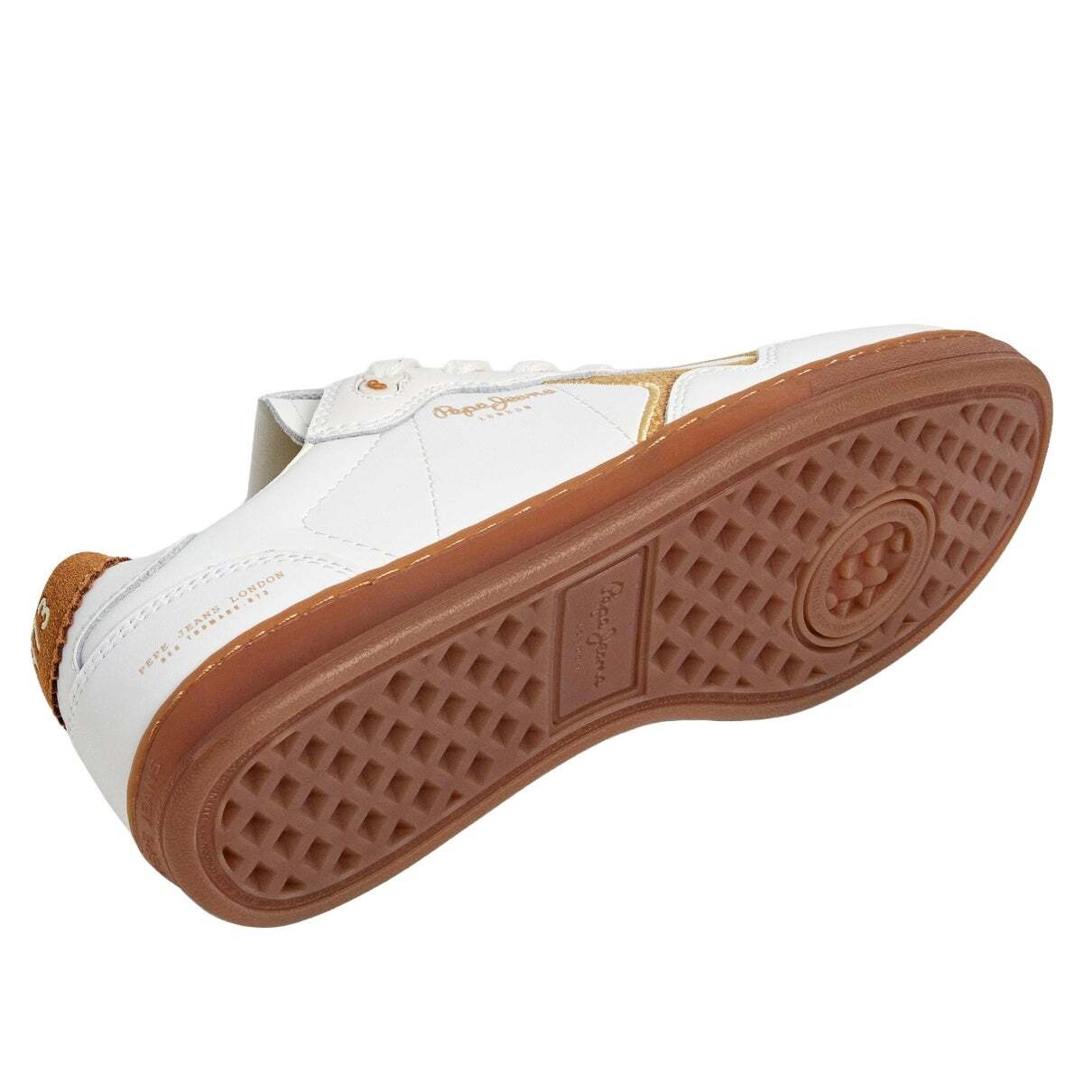 Ball - Baskets Rétro En Cuir blanc, PEPE JEANS