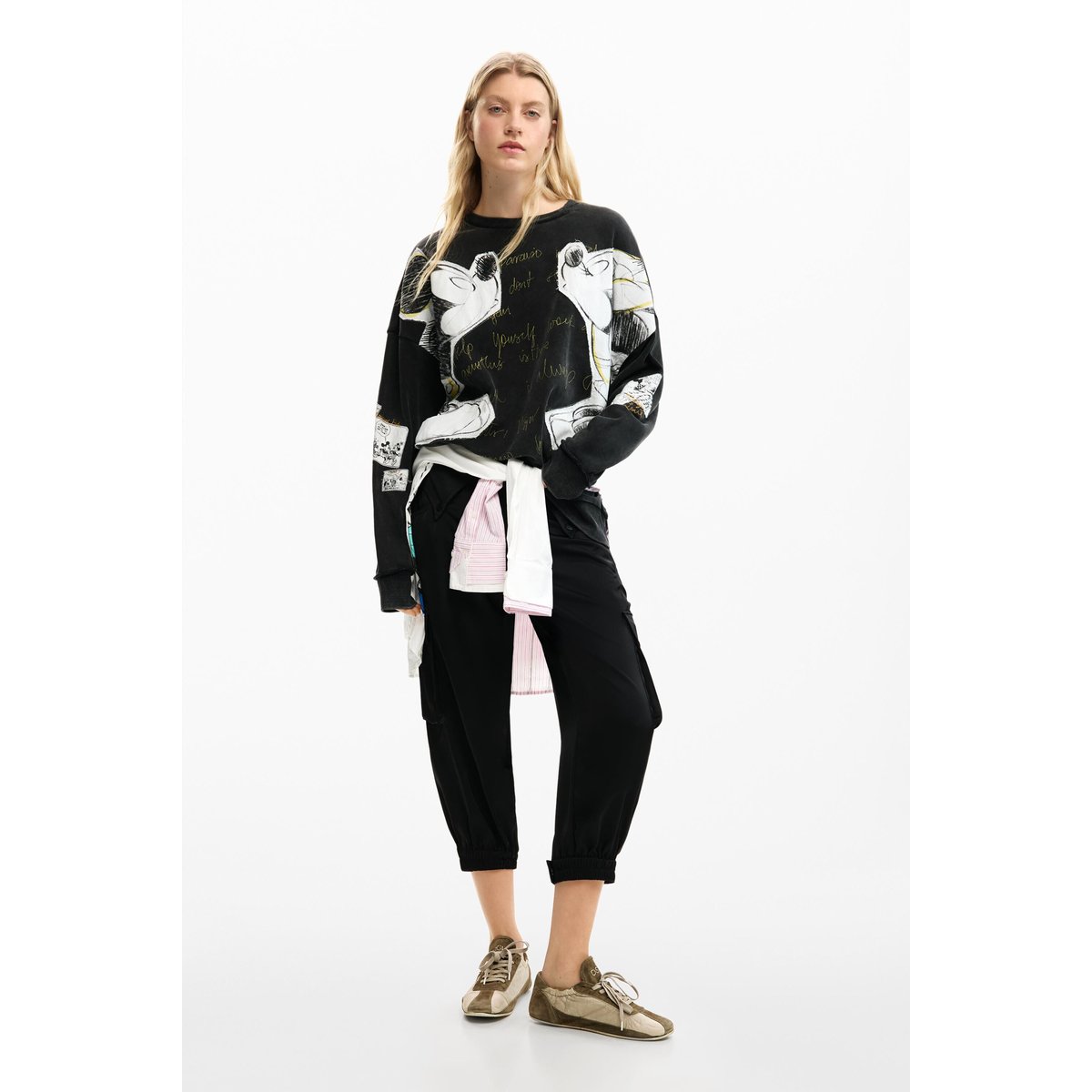 Sweatshirt Mickey et Minnie Mouse™ gris, DESIGUAL