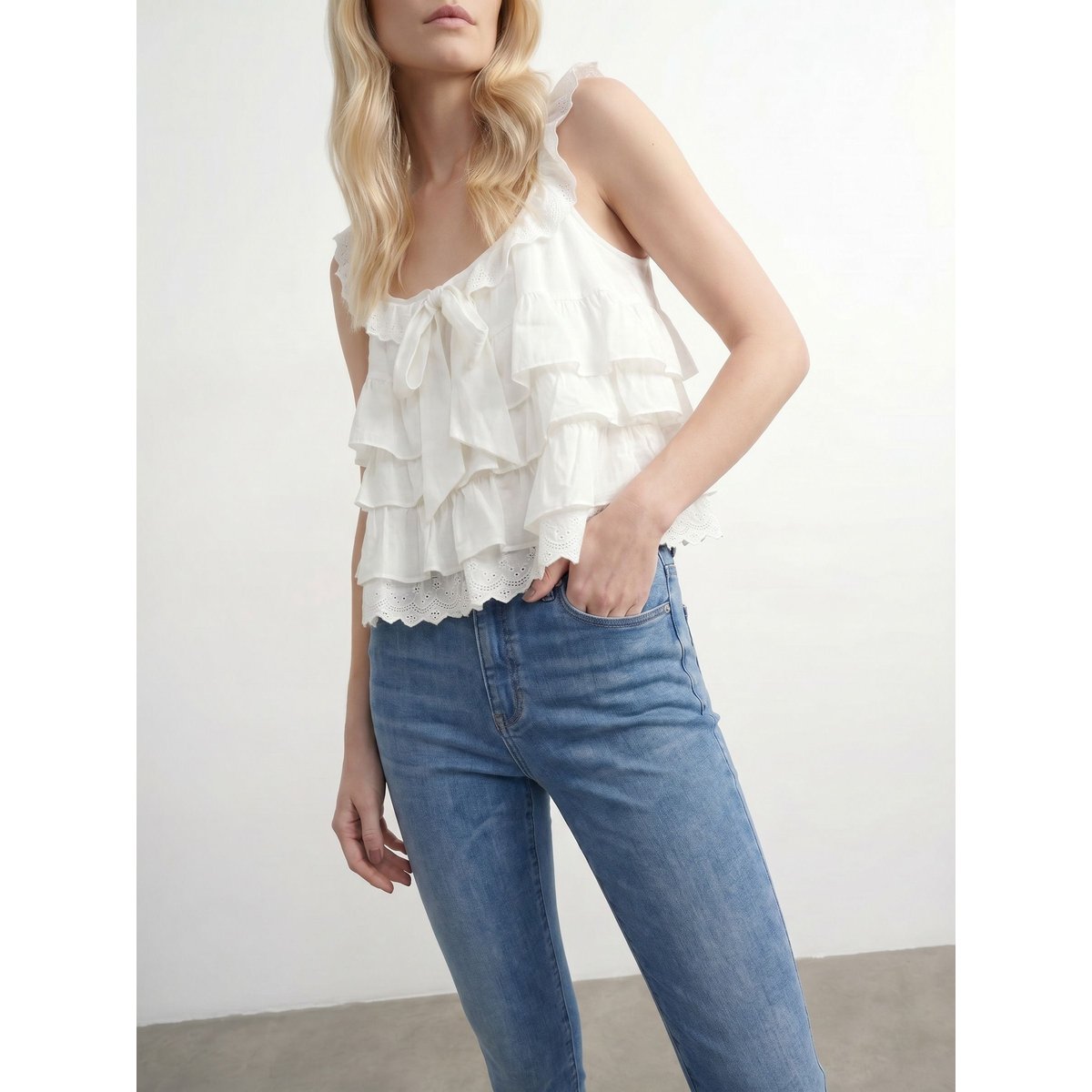 Top snow white, VERO MODA