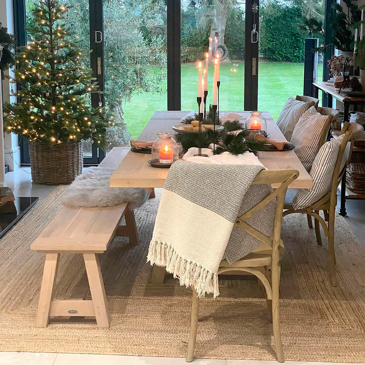 Aftas XXL Jute Rug natural, LA REDOUTE INTERIEURS
