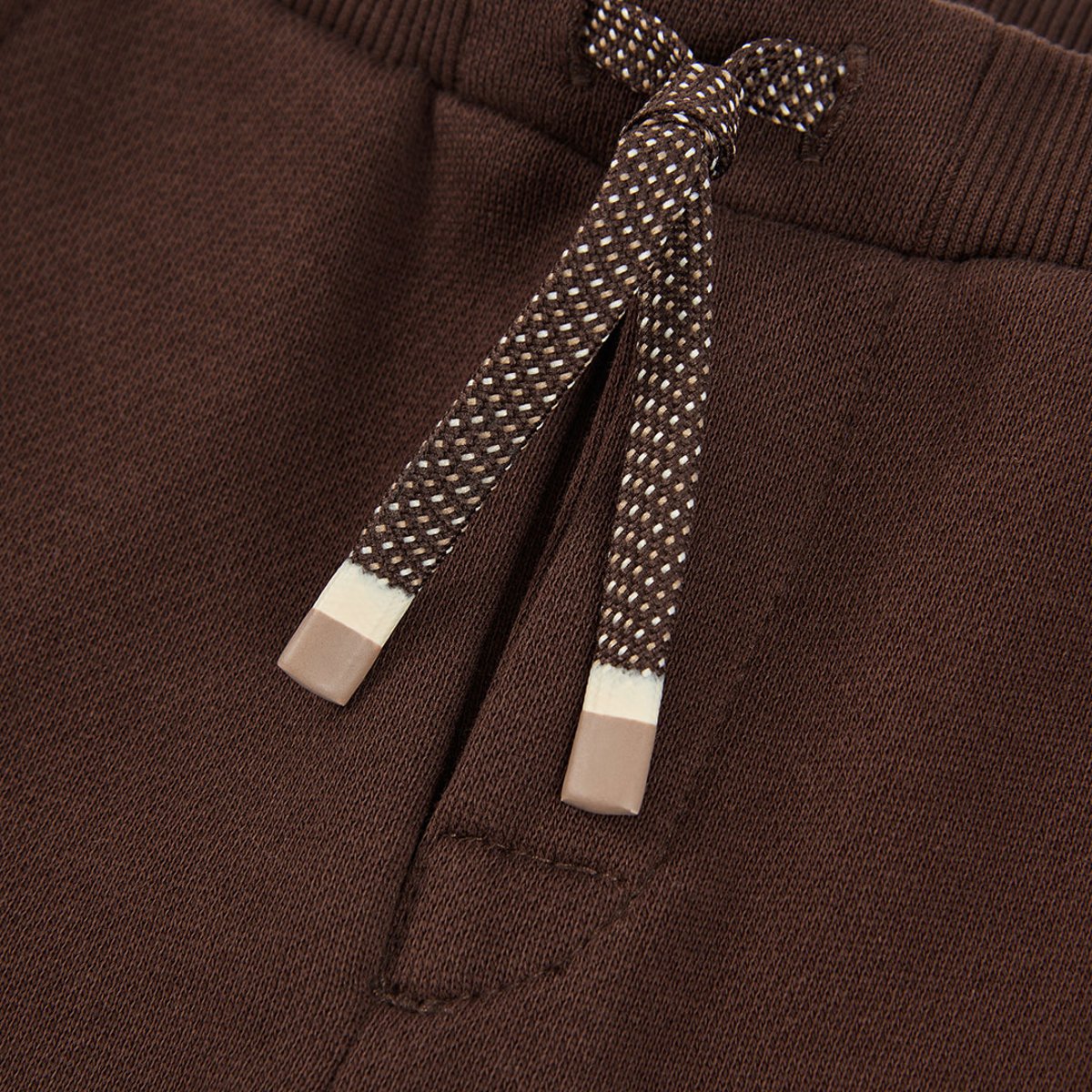 Pantalon garçon en molleton cargo marron, BOBOLI