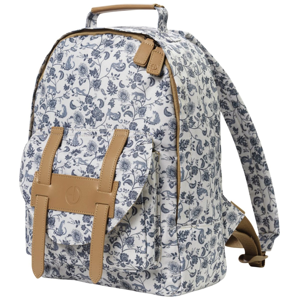 Sac à dos Midi blanc, bleu, marron, ELODIE DETAILS