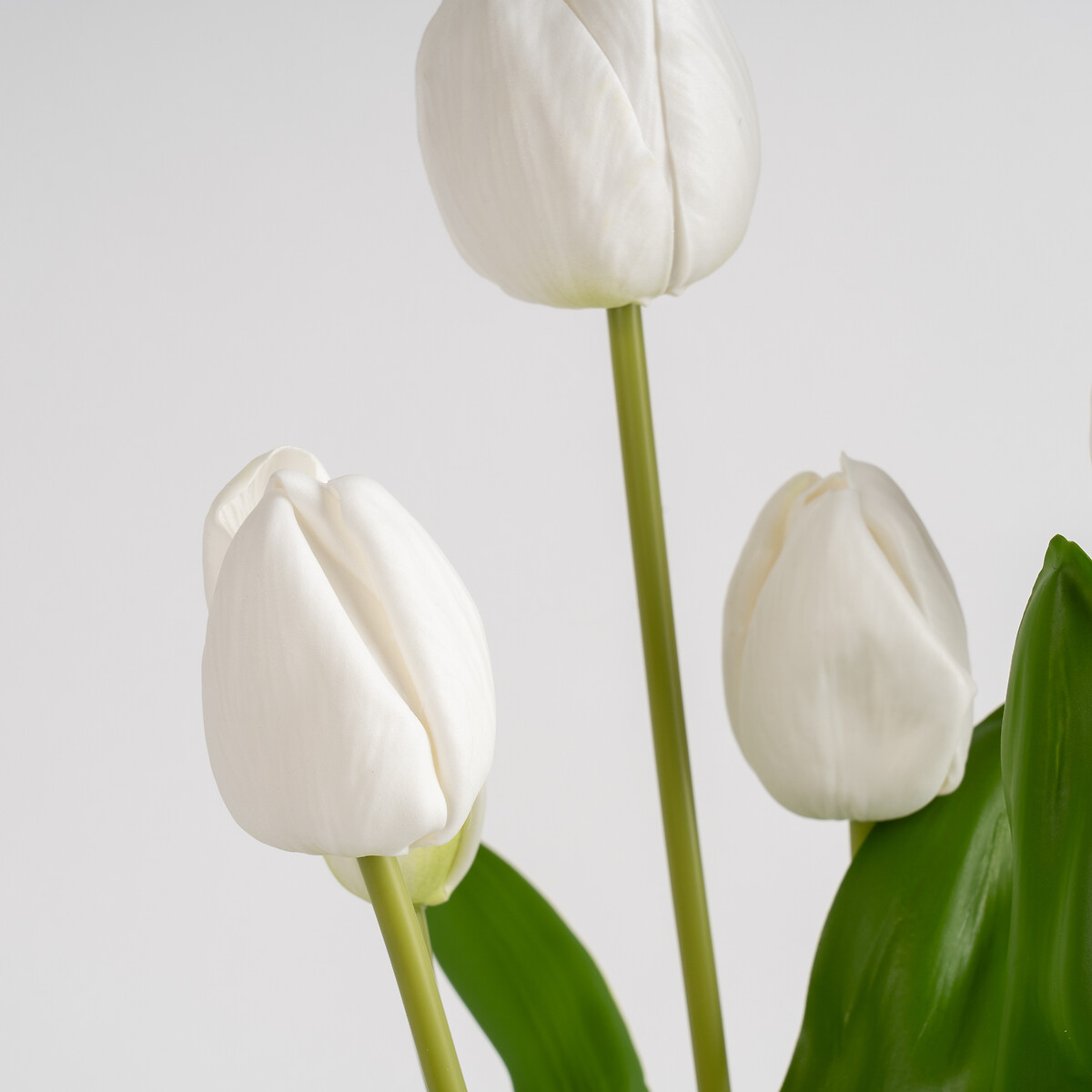 45cm Tulip Spray in Pot white, SO'HOME