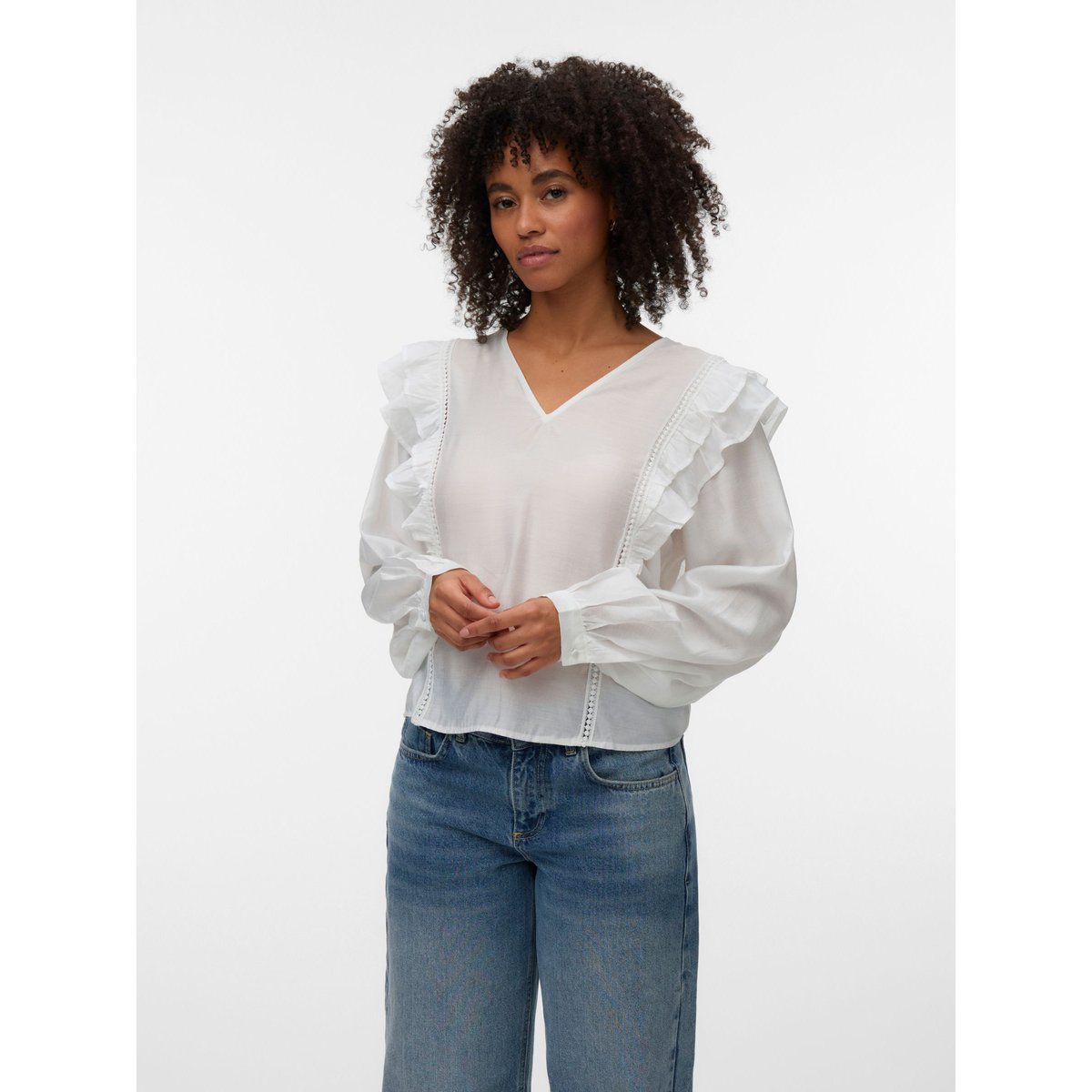 Blouse snow white, VERO MODA