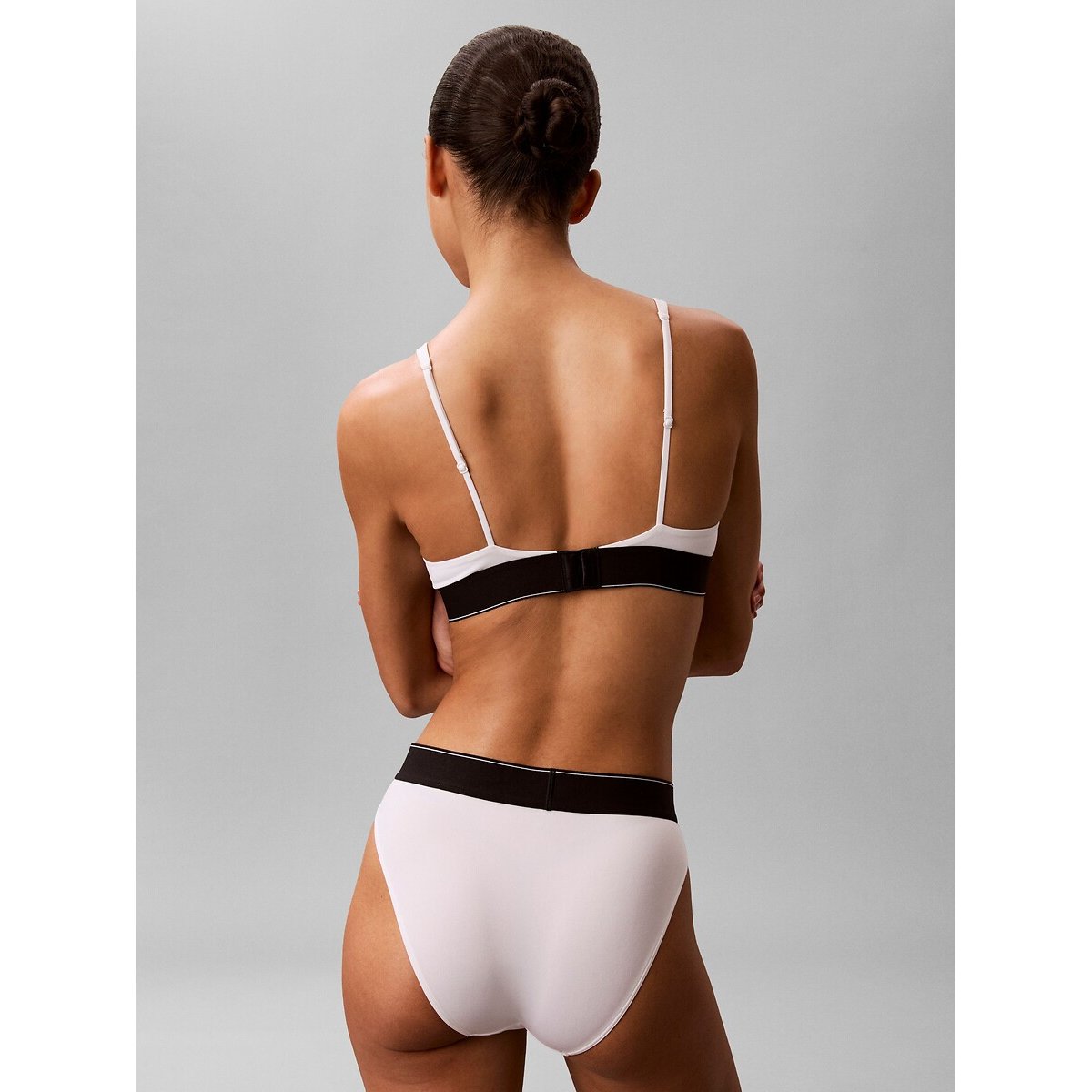 Brassière triangle CK GRAPHIC blanc, CALVIN KLEIN UNDERWEAR